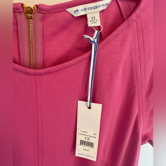 Southern Tide Dress Barbie Pink Dress - Picture 4 of 4
